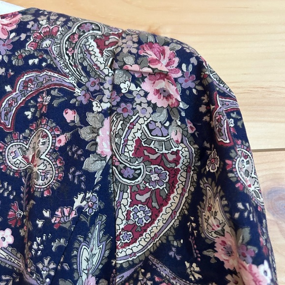 Vintage 80s Oops California 100% Cotton Floral Midi Dress - Picture 9 of 11